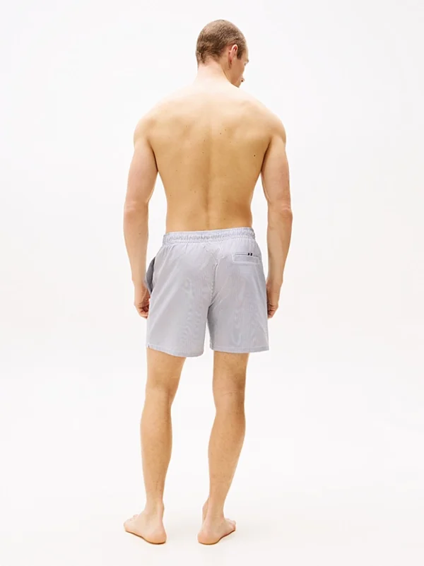 Tommy Jeans Μαγιό Σορτς Ανδρικό Medium Drawstring Ithaca Stripe UM0UM03265-0K5 Ithaca White Desert Sky - Image 2