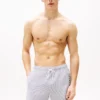 Tommy Jeans Μαγιό Σορτς Ανδρικό Medium Drawstring Ithaca Stripe UM0UM03265-0K5 Ithaca White Desert Sky