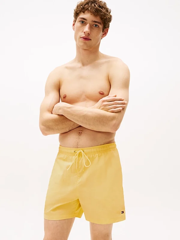 Tommy Jeans Μαγιό Σορτς Ανδρικό Medium Drawstring UM0UM03477-ZF0 Citronella