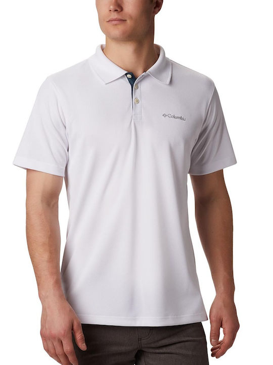 Columbia Ανδρική μπλούζα Polo Utilizer Polo 1772051100 AM0126-100 White