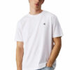 Calvin Klein Jeans Ανδρικό Κοντομάνικο Μπλουζάκι T-shirt J30J327473-YAF Bright White