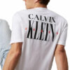 Calvin Klein Jeans Ανδρικό Κοντομάνικο Μπλουζάκι T-shirt J30J327473-YAF Bright White - Image 3