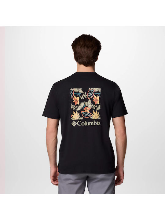 Columbia Ανδρική Κοντομάνικη Μπλούζα T-shirt North Cascades 1834041002 XO2823-002 Black - Image 4