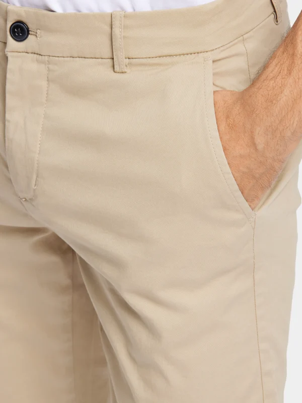 Lindbergh Ανδρικό Παντελόνι Chino Slim Fit 30-005044 Sand - Image 4