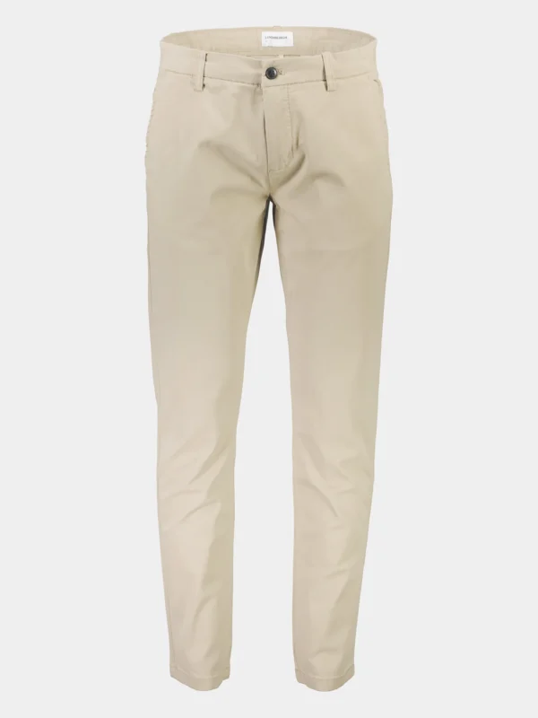 Lindbergh Ανδρικό Παντελόνι Chino Slim Fit 30-005044 Sand - Image 6