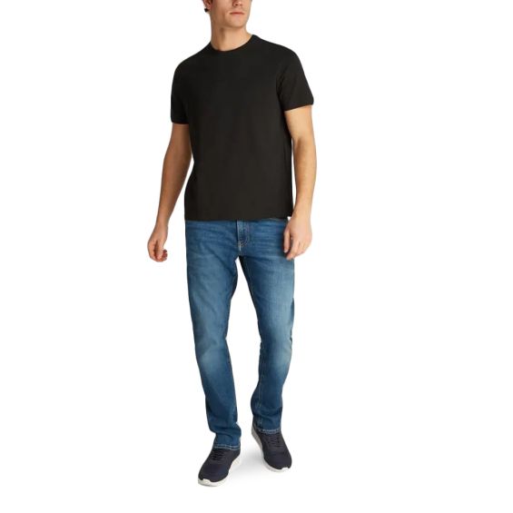 Calvin Klein Jeans Ανδρικό Κοντομάνικο Μπλουζάκι T-shirt LV040HM265-UB1 Black - Image 4