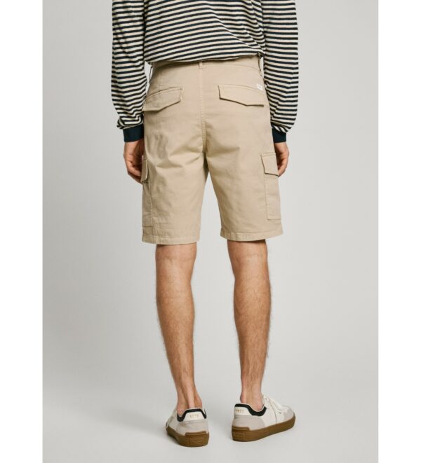 Casual Friday Ανδρική Βερμούδα Cargo Shorts 20505146-161105 Ecru - Image 2