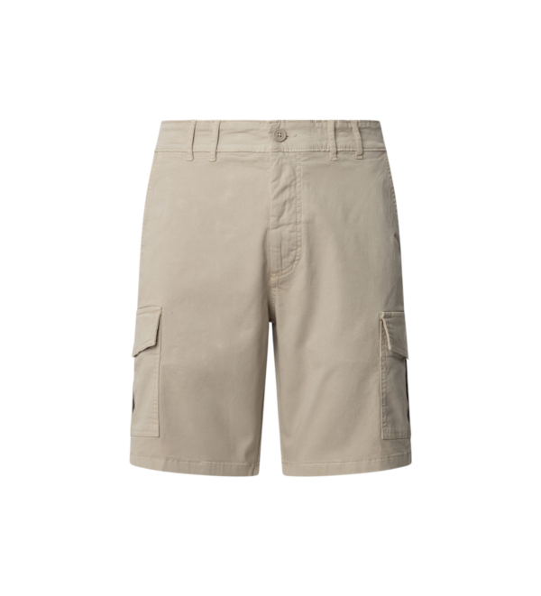 Casual Friday Ανδρική Βερμούδα Cargo Shorts 20505146-161105 Ecru - Image 5