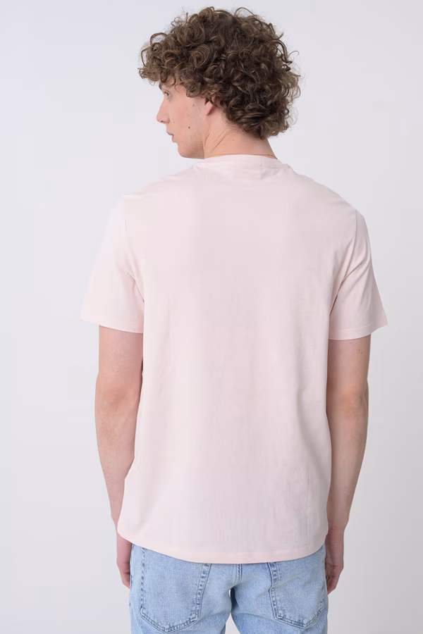 Calvin Klein Jeans Ανδρικό Κοντομάνικο Μπλουζάκι T-shirt LV040HM265-LN4 Silver Peony - Image 2