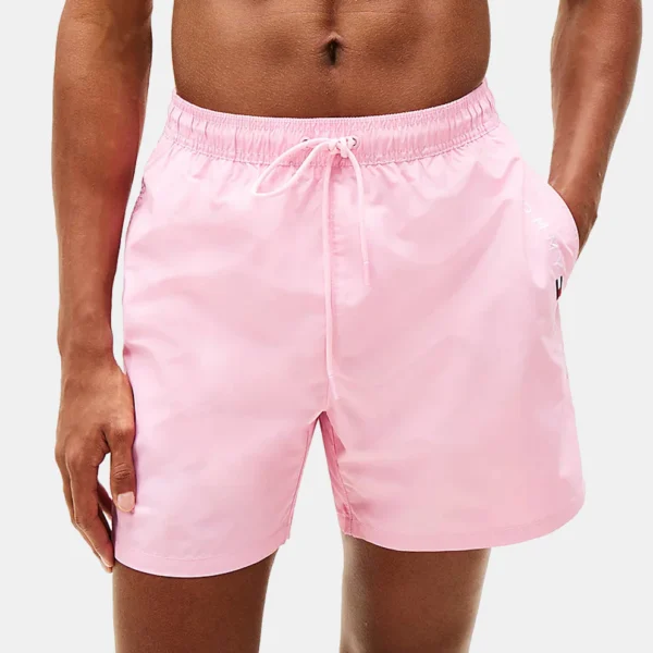 Tommy Jeans Μαγιό Σορτς Ανδρικό Medium Drawstring UM0UM03258-TOL Classic Pink