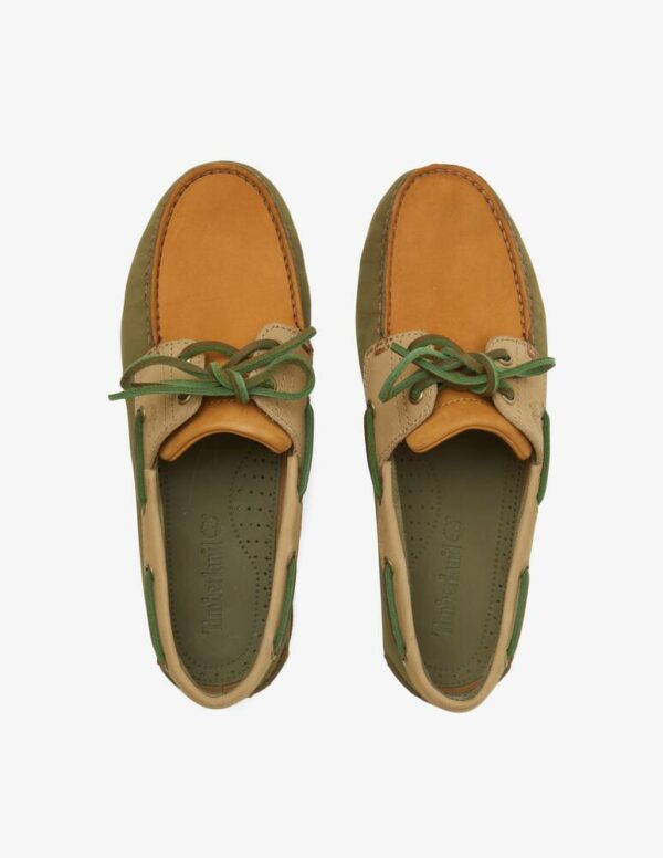 Timberland Ανδρικά Παπούτσια Classic Boat Shoe TB0A5X89-991 Green Nubuck Multi - Image 2