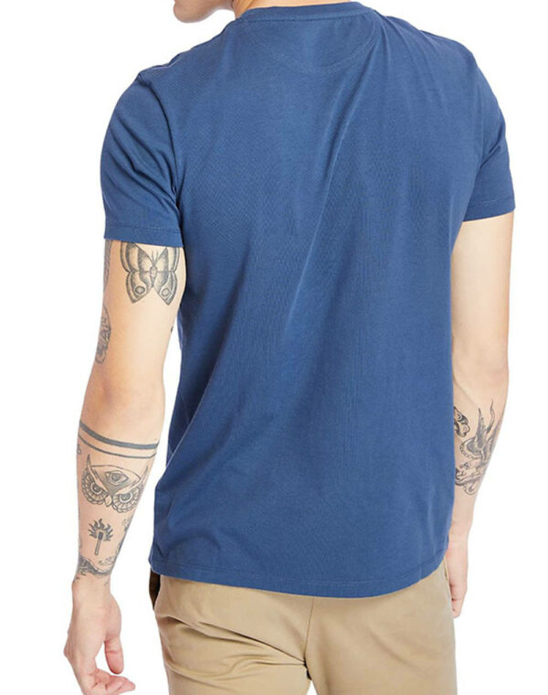 Timberland Ανδρικό T-Shirt SS Dunstan River Jersey Crew Tee Slim TB0A2BPR-288 Μπλε Ανοιχτό - Image 2
