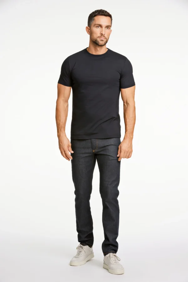 Lindbergh Ανδρική Κοντομάνικη Μπλούζα T-shirt 30-440040 Black - Image 4