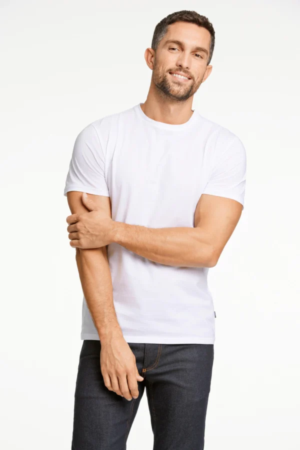 Lindbergh Ανδρική Κοντομάνικη Μπλούζα T-shirt 30-440040 White