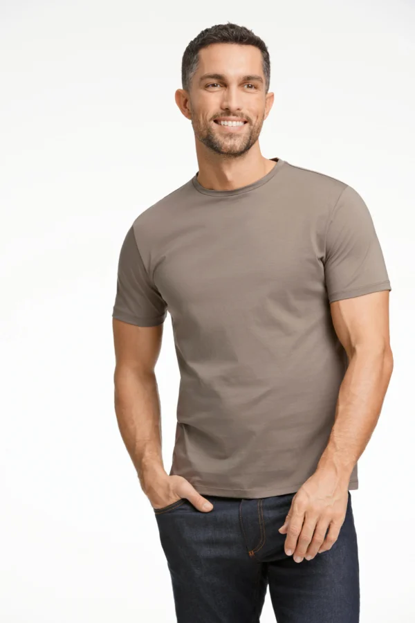 Lindbergh Ανδρική Κοντομάνικη Μπλούζα T-shirt 30-440040 Dk Army
