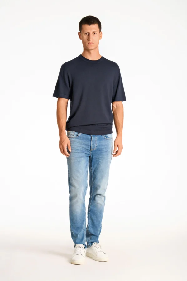 Lindbergh Ανδρική Κοντομάνικη Μπλούζα T-shirt 30-800172 Navy - Image 2