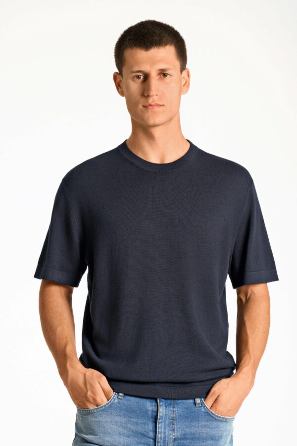 Lindbergh Ανδρική Κοντομάνικη Μπλούζα T-shirt 30-800172 Navy