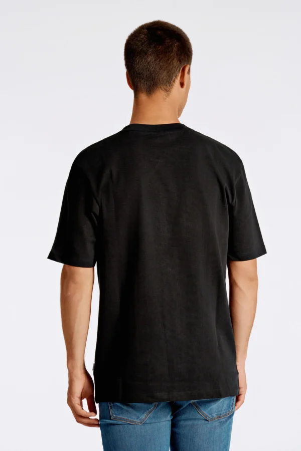 Lindbergh Ανδρικό Βαμβακερό Μπλουζάκι T-shirt 30-400120 Black - Image 2
