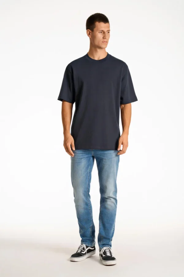 Lindbergh Ανδρική Κοντομάνικη Μπλούζα T-shirt 30-800172 Navy - Image 3