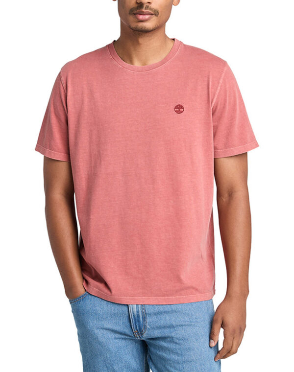 Timberland Aνδρικό Τ-shirt Dunstan River TB0A5YAY-EOD Ροζ