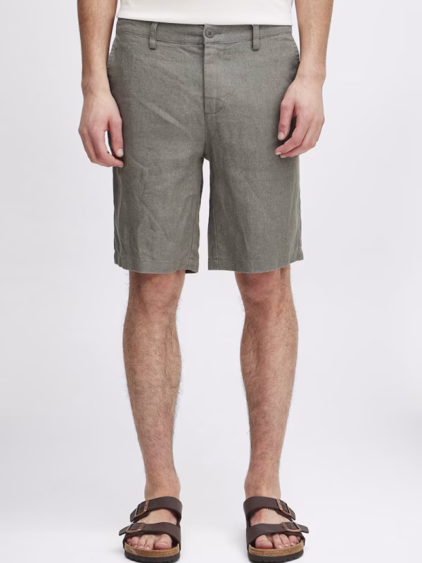 Casual Friday Ανδρική Βερμούδα CFPandrup 100% Linen Shorts 20505166-185806 Army - Image 2