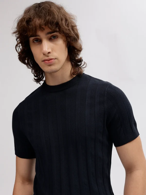 Lindbergh Ανδρική Κοντομάνικη Μπλούζα T-shirt 30-804064 Black - Image 5