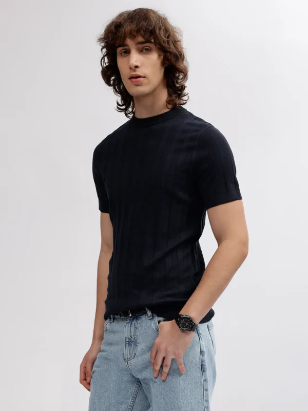 Lindbergh Ανδρική Κοντομάνικη Μπλούζα T-shirt 30-804064 Black - Image 4