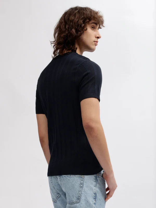 Lindbergh Ανδρική Κοντομάνικη Μπλούζα T-shirt 30-804064 Black - Image 3