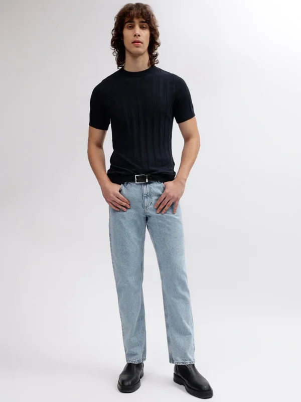 Lindbergh Ανδρική Κοντομάνικη Μπλούζα T-shirt 30-804064 Black - Image 2
