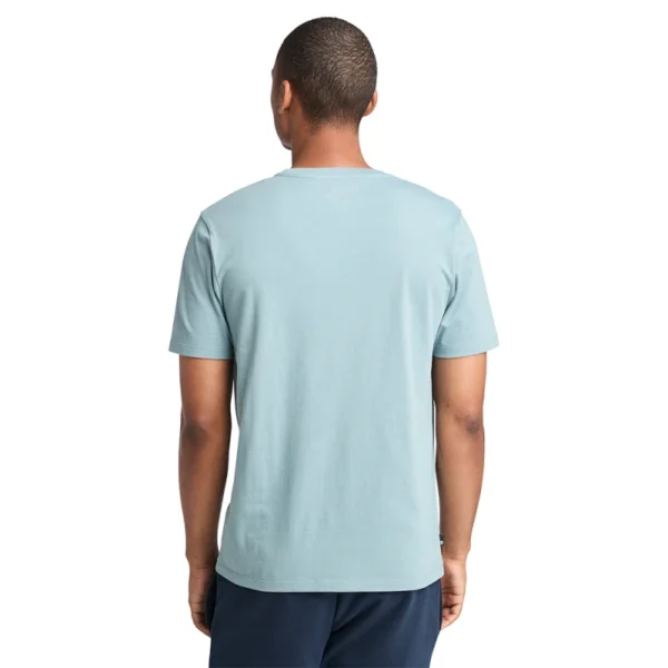 Timberland Ανδρική Κοντομάνικη Μπλούζα T-shirt River Tree Logo TB0A2C2R-758 Light Blue - Image 3
