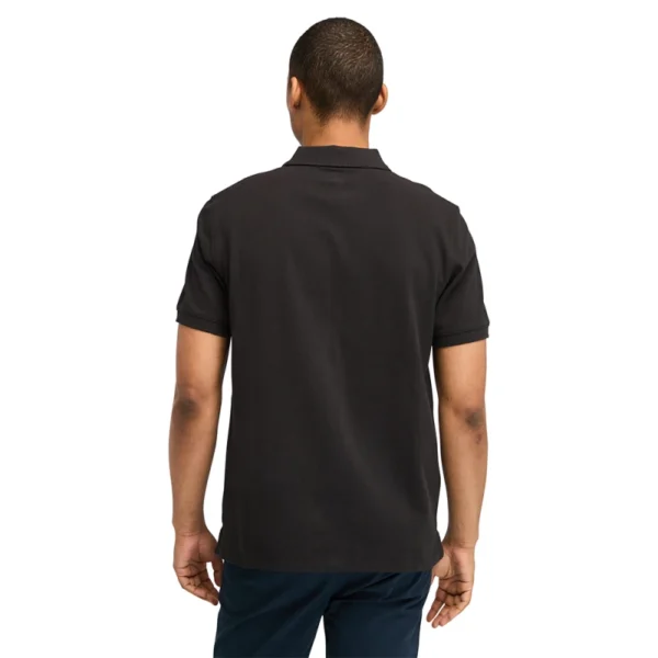 Timberland Ανδρική Μπλούζα SS Millers River Pique Polo TB0A6VDP-001 Μαύρη - Image 2