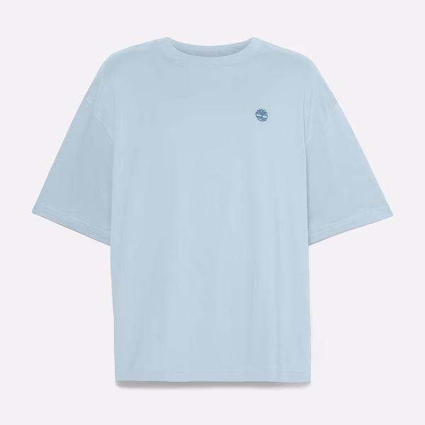 Timberland Ανδρική Κοντομάνικη Μπλούζα T-shirt Dunstan River Short-Sleeve TB0A6GH3-758 Light Blue - Image 5
