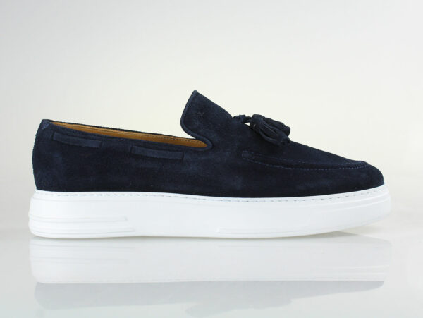 Boss Shoes Ανδρικά Casual Παπούτσια B7686 SUE Navy Suede
