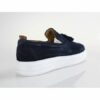 Boss Shoes Ανδρικά Casual Παπούτσια B7686 SUE Navy Suede - Image 4