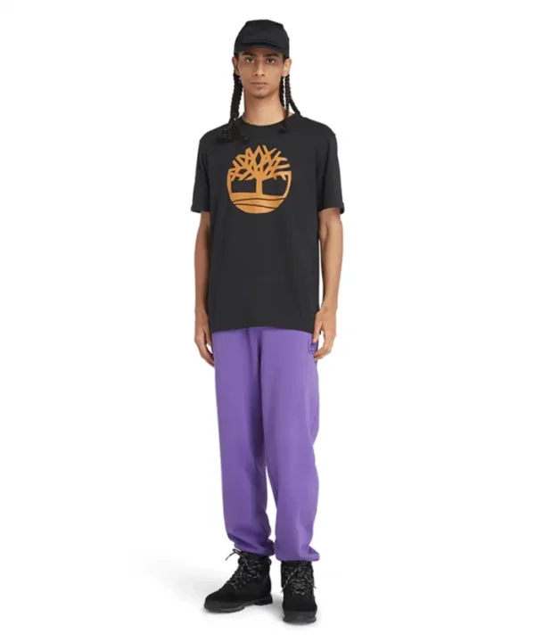 Timberland Ανδρική Κοντομάνικη Μπλούζα T-shirt River Tree Logo TB0A2C2R-P56 Black - Image 3