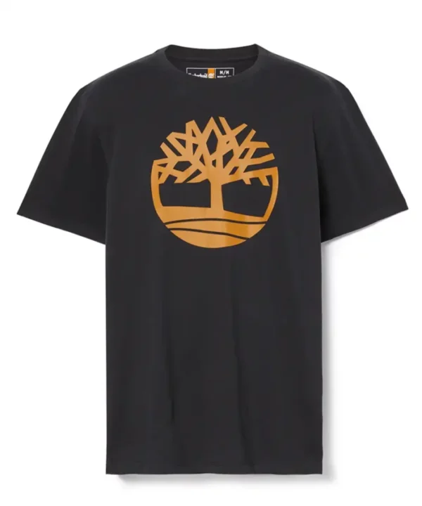 Timberland Ανδρική Κοντομάνικη Μπλούζα T-shirt River Tree Logo TB0A2C2R-P56 Black - Image 5