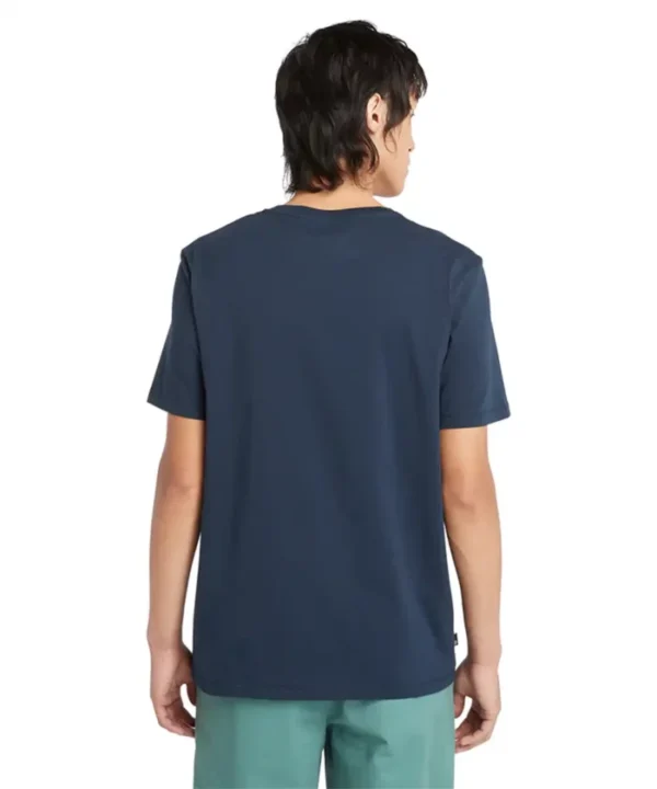 Timberland Ανδρική Κοντομάνικη Μπλούζα T-shirt River Tree Logo TB0A2C2R-Z02 Navy Blue - Image 2