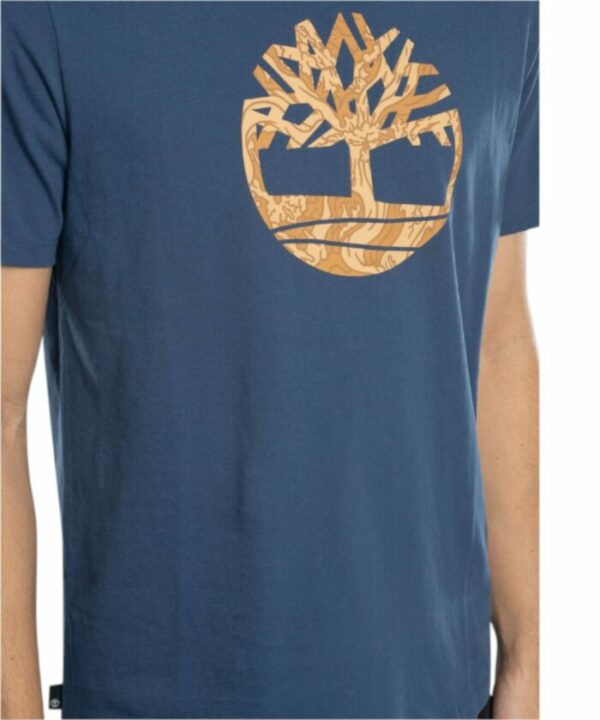 Timberland Ανδρική Κοντομάνικη Μπλούζα T-shirt Kennebec River Camo TB0A6DTS-288 Navy Blue - Image 3