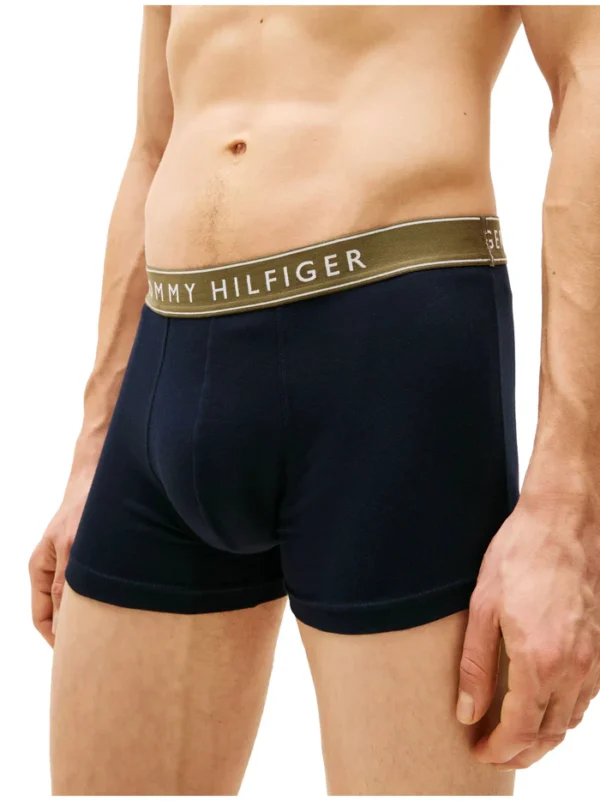 Tommy Jeans Ανδρικά Εσώρουχα 3p Trunk Wb UM0UM03457-OWK UNT OLV/NVUE GRN/GRVTY GRN - Image 2