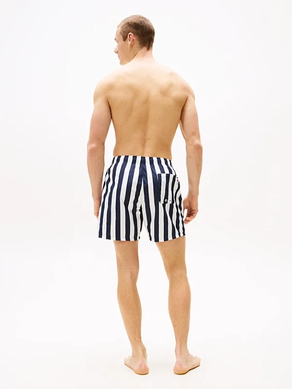 Tommy Jeans Μαγιό Σορτς Ανδρικό Medium Drawstring Print UM0UM03491-0JW Bold Stripe Desert Sky - Image 2