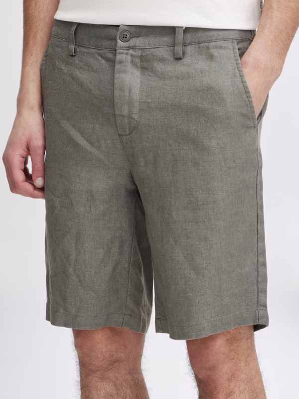 Casual Friday Ανδρική Βερμούδα CFPandrup 100% Linen Shorts 20505166-185806 Army