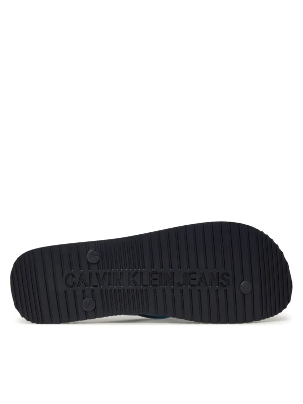 Calvin Klein Jeans Ανδρικές Σαγιονάρες Beach Sandal Transparent Tpu YM0YM01267-DW4 Navy/Bright White - Image 6