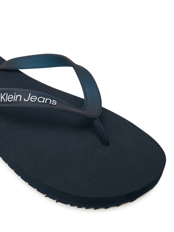 Calvin Klein Jeans Ανδρικές Σαγιονάρες Beach Sandal Transparent Tpu YM0YM01267-DW4 Navy/Bright White - Image 5