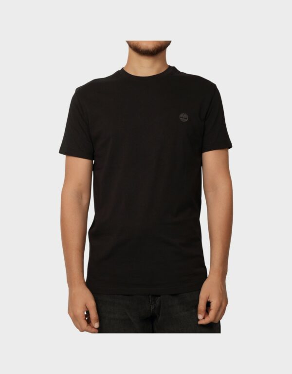 Timberland Ανδρικό T-Shirt SS Dunstan River Jersey Crew Tee Slim TB0A2BPR-X65 Μαύρο