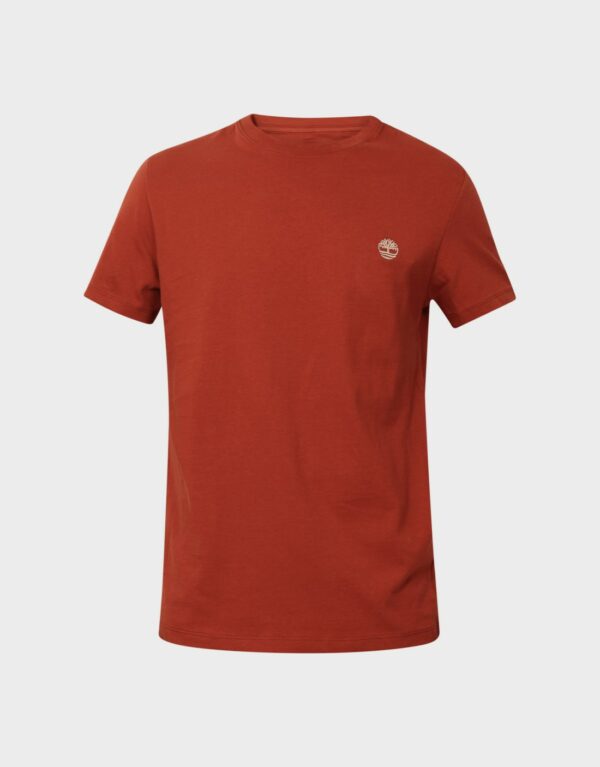 Timberland Ανδρικό T-Shirt SS Dunstan River Jersey Crew Tee Slim TB0A2BPR-EOD Κεραμιδί - Image 4