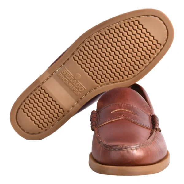 Sebago Ανδρικά Παπούτσια Dolphin Waxed 76114QW Brown-Gum - Image 5