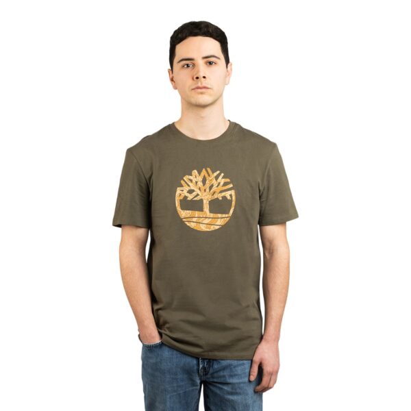 Timberland Ανδρική Κοντομάνικη Μπλούζα T-shirt Kennebec River Camo TB0A6DTS-A58 Khaki
