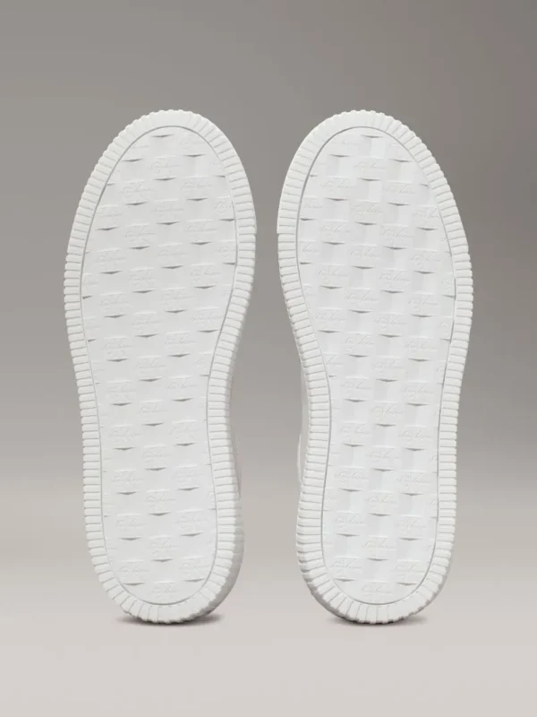Calvin Klein Jeans Ανδρικό Παπούτσι Δερμάτινα Chunky Sneakers YM0YM00681 0LD White - Image 2