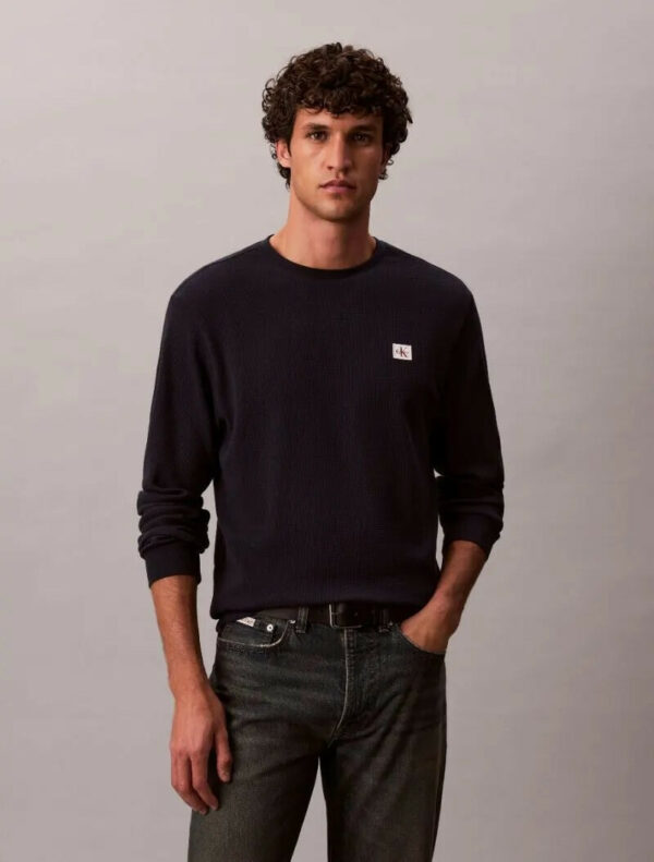 Calvin Klein Μακρυμάνικη Μπλούζα LV040EM217-CEF Dark Sapphire - Image 6