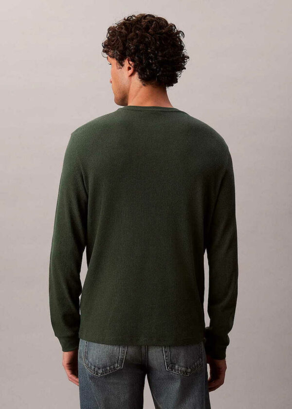 Calvin Klein Μακρυμάνικη Μπλούζα LV040EM217-LLG Sycamore - Image 2